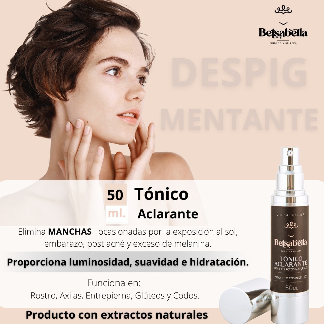 Tónico despigmentante de manchas