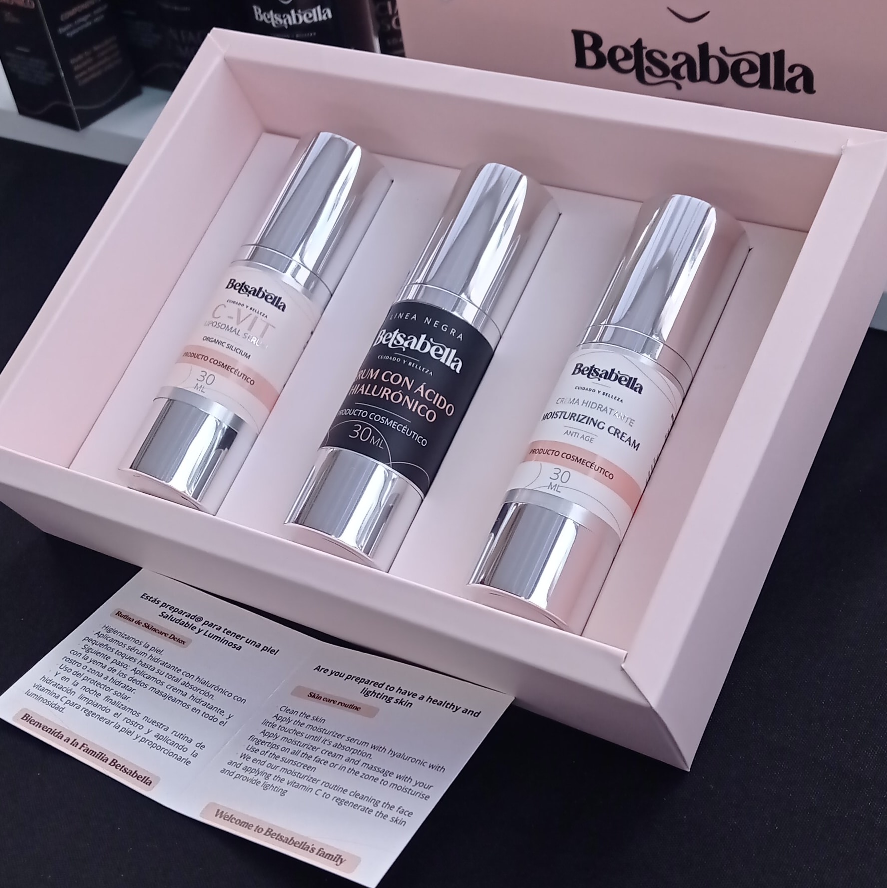 Caja kit para el cuidado de la piel