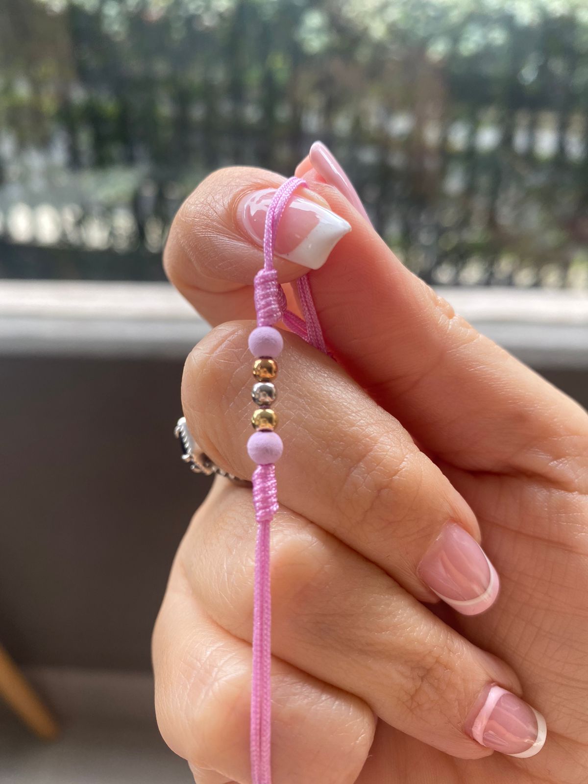 Hermosas pulseras en oro 18 k tejidas a mano