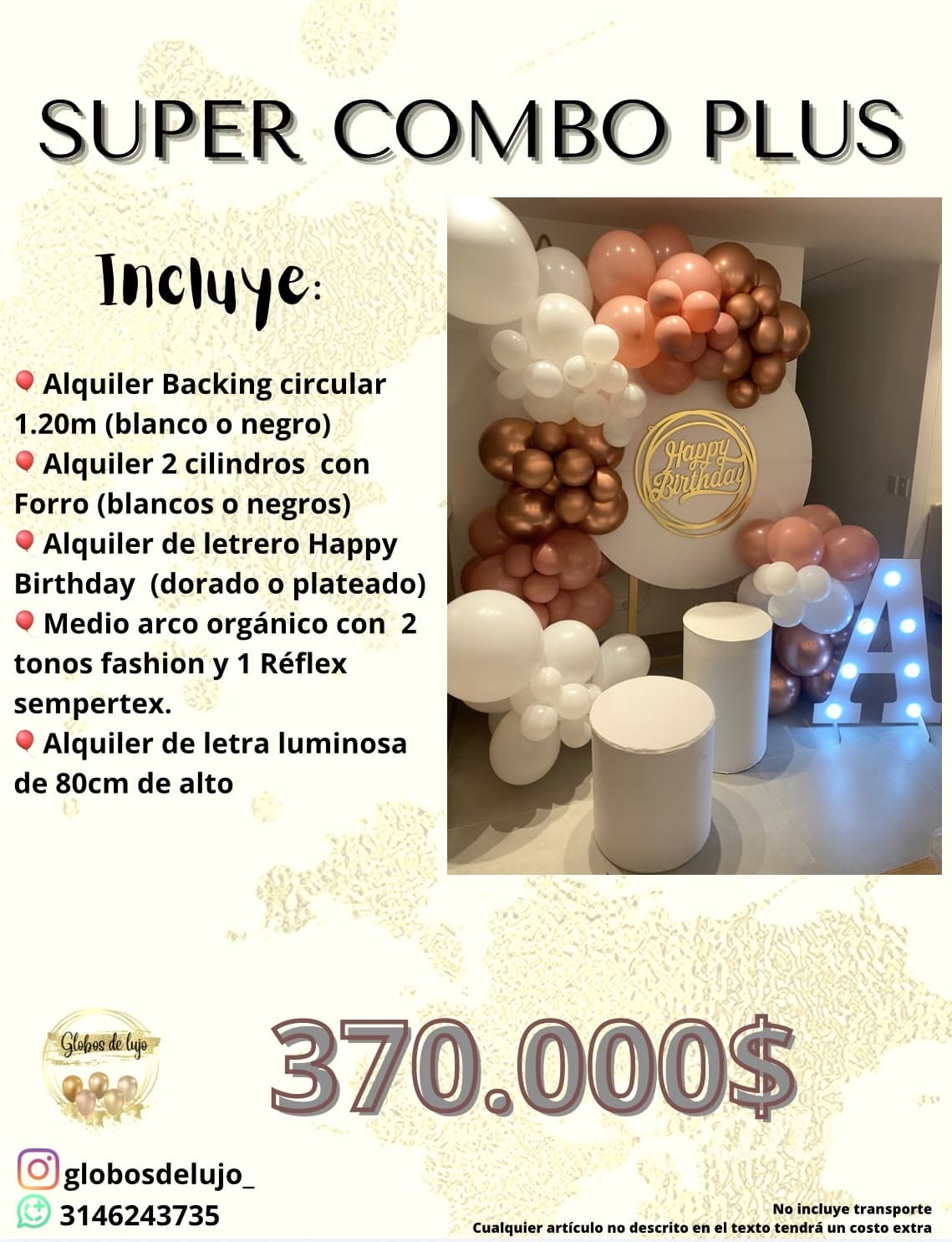 Decoración y alquiler de mobiliario para eventos